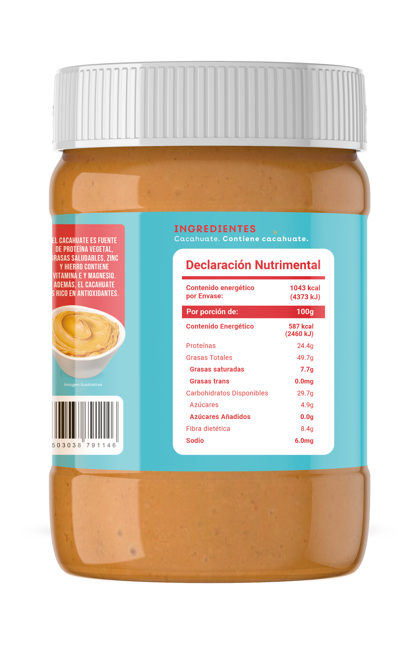 Crema de Cacahuate 400 gr