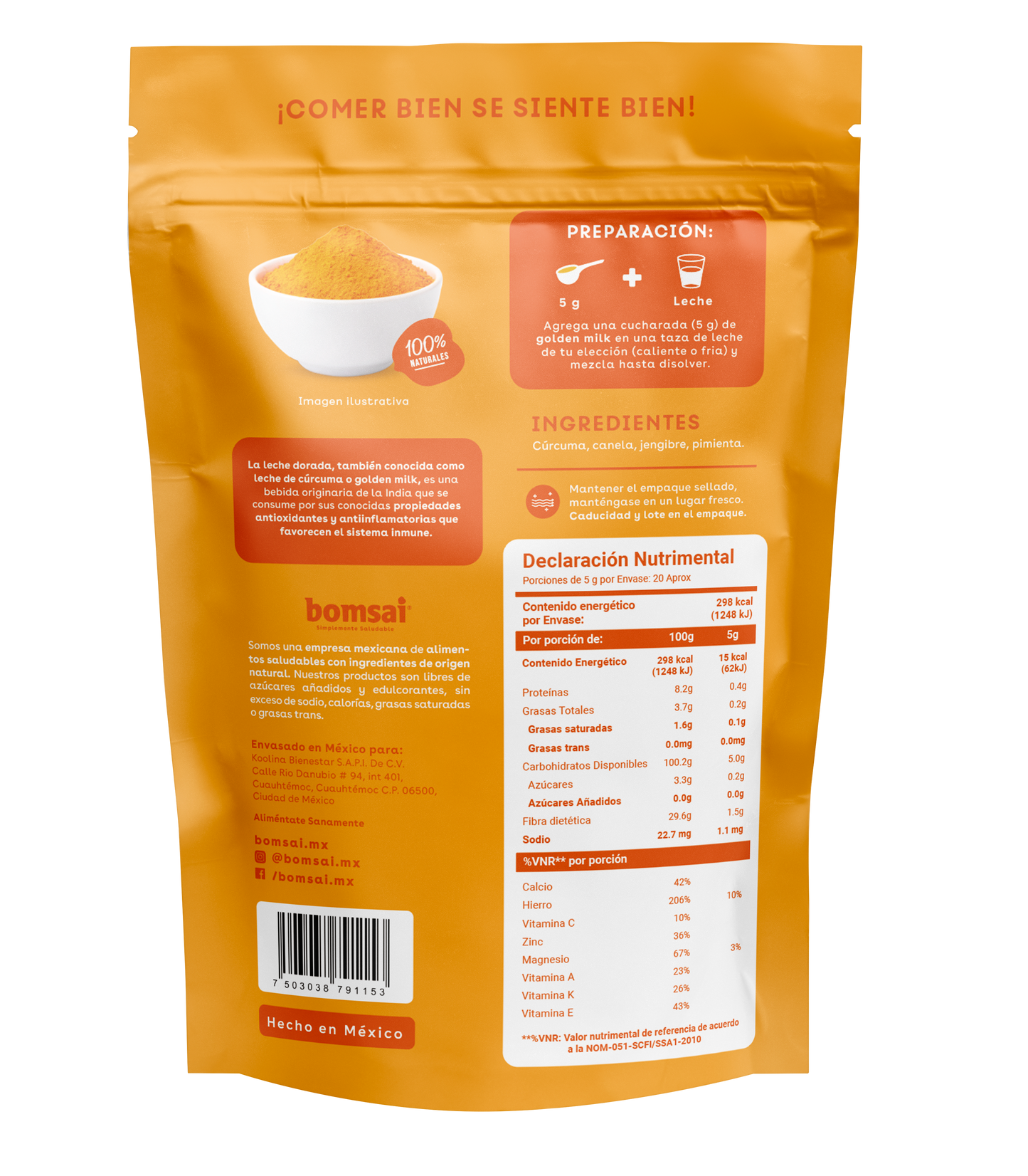 Golden Milk 130 gr