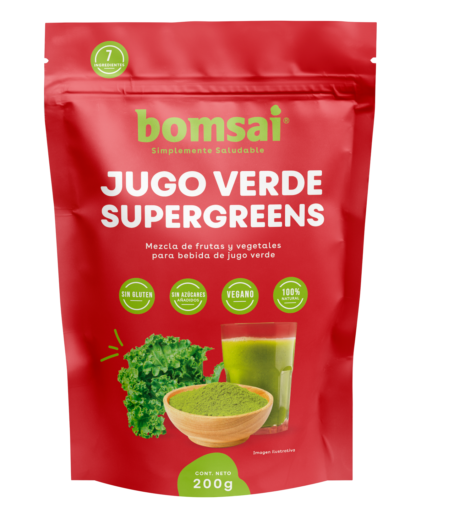 Jugo Verde Supergreens 200 gr